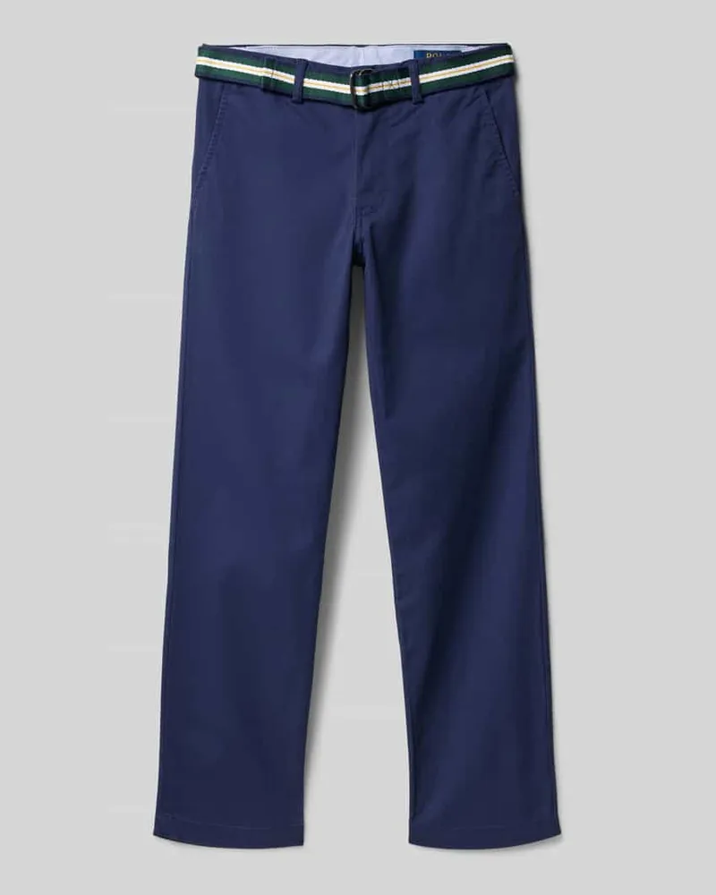 Ralph Lauren Stoffhose mit französischen Eingrifftaschen Marine