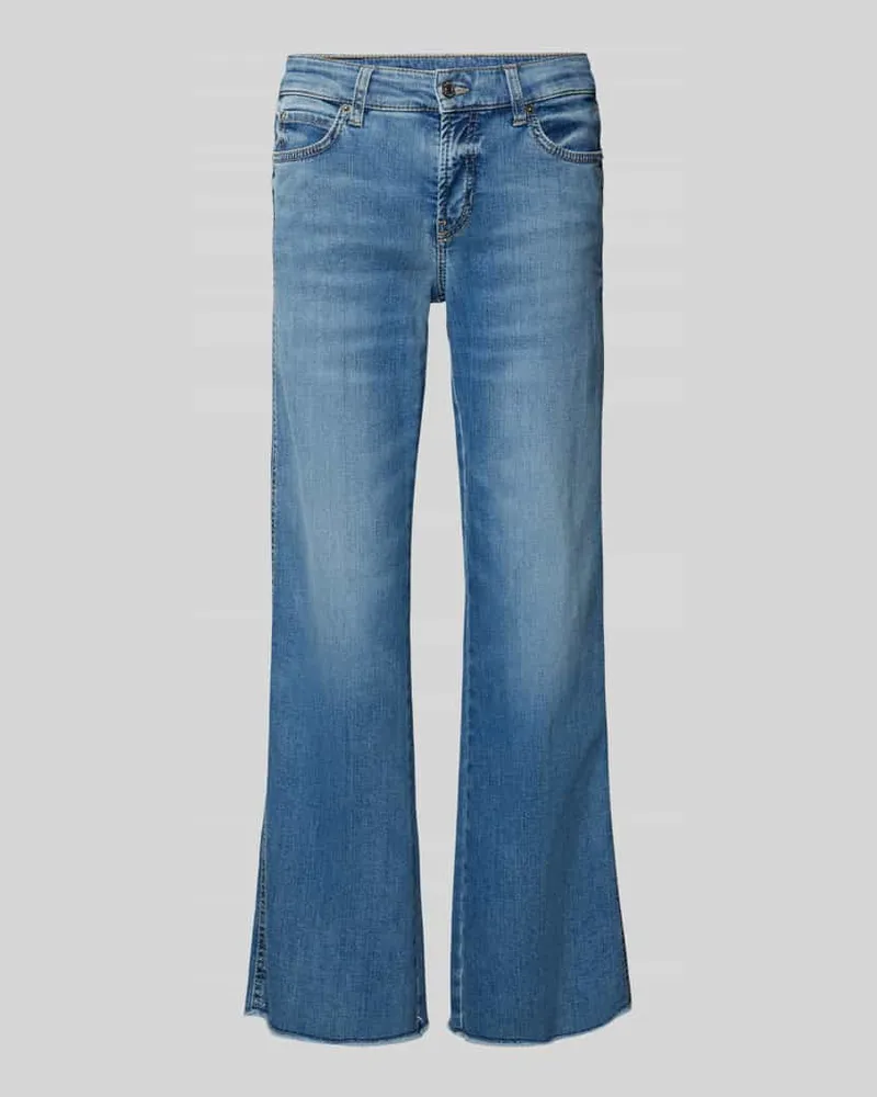 Cambio Verkürzte Jeans im 5-Pocket-Design Modell 'FRANCESCA Blau
