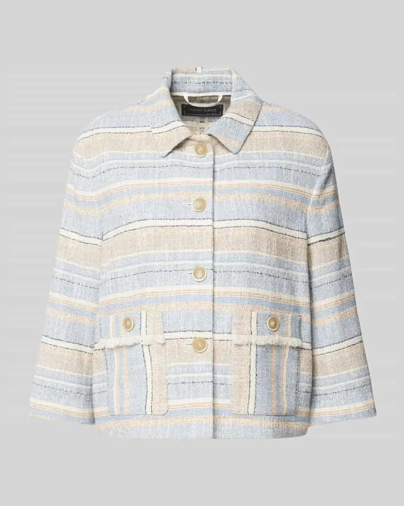White Label Blazer mit aufgesetzten Taschen Bleu