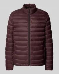 HUGO BOSS Steppjacke mit Stehkragen Modell 'Calanos Bordeaux