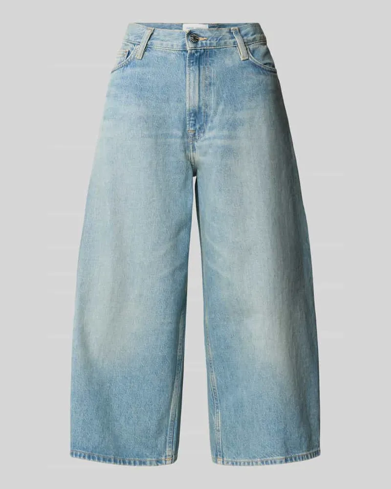 Samsøe & Samsøe Cullotte im Used-Look Modell 'HARPER Hellblau