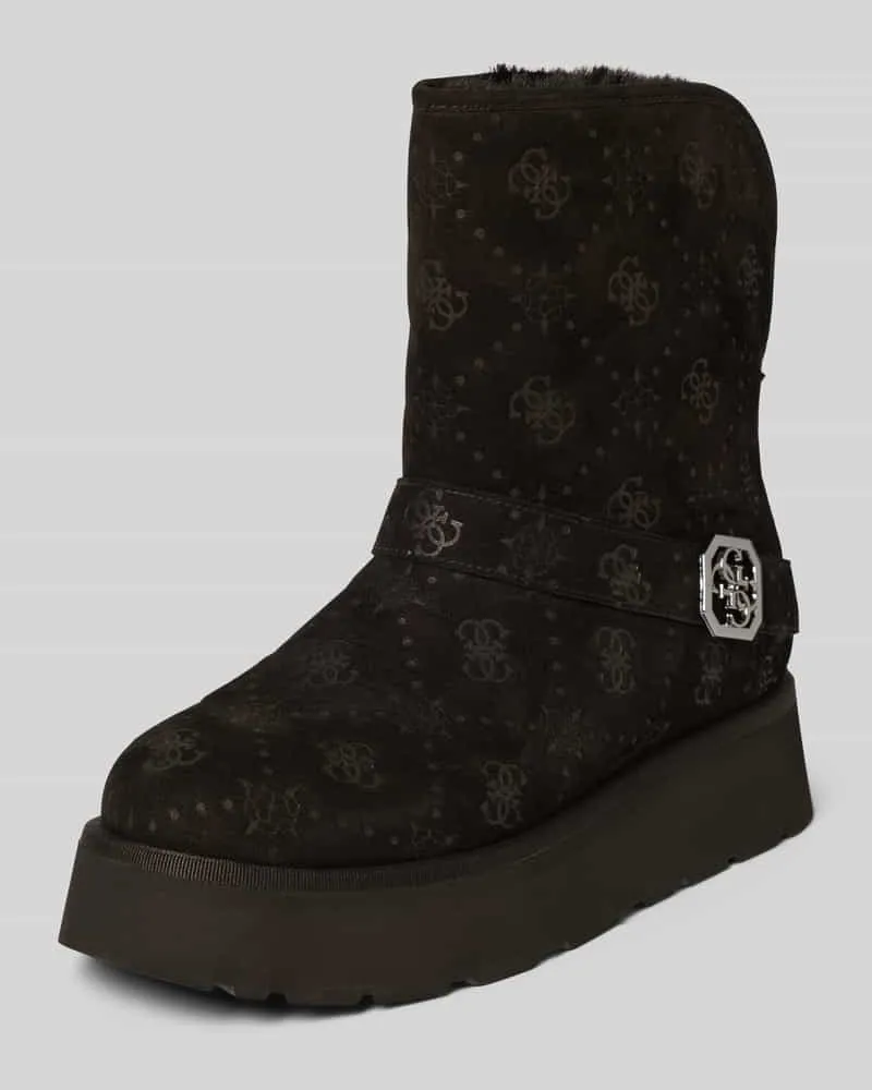 Guess Boots mit Label-Details Modell 'DOLSAY Black