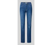 Slim Fit Jeans mit Gürtelschlaufen Modell 'STYLE.MARY