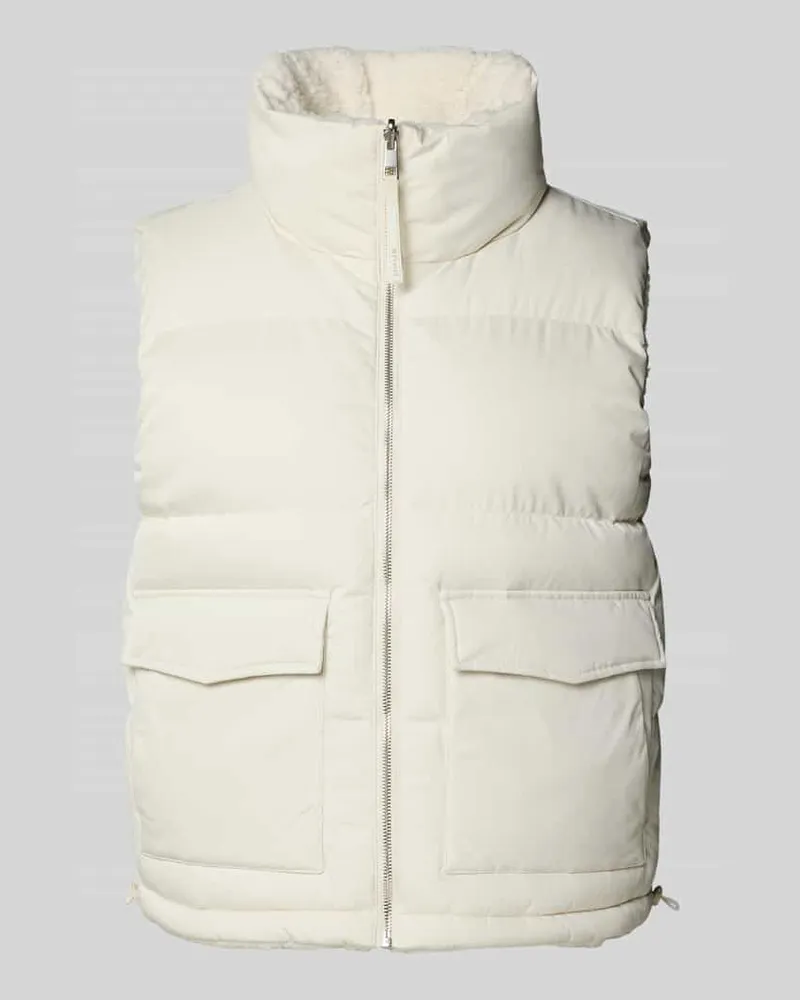 OPUS Steppweste mit Stehkragen Modell 'Wendara Offwhite