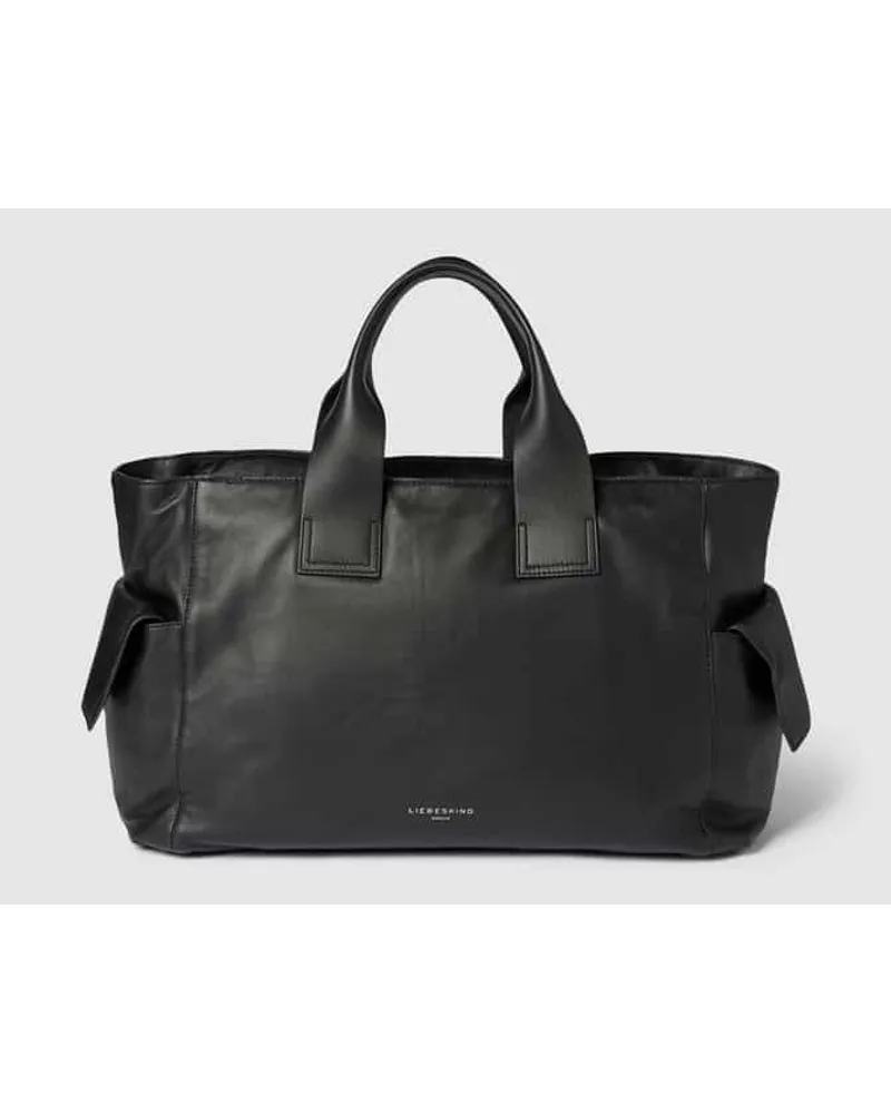 Liebeskind Handtasche mit Label-Print Modell 'SIENNA Black