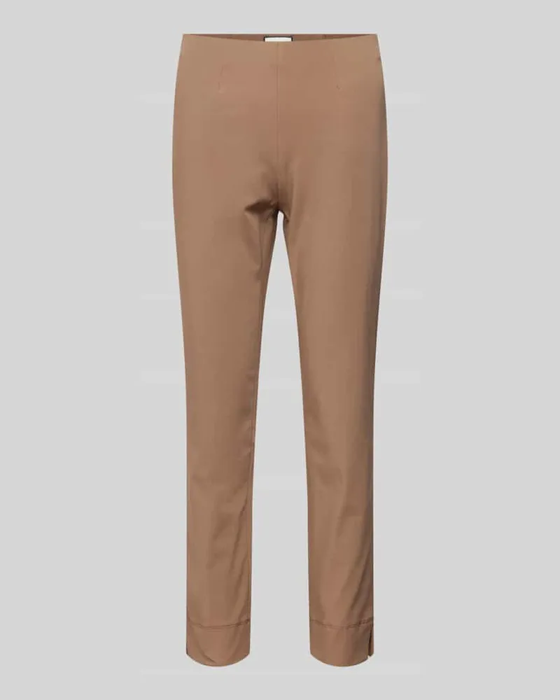 SEDUCTIVE  Slim Fit Stoffhose in verkürzter Passform Modell 'SABRINA Camel