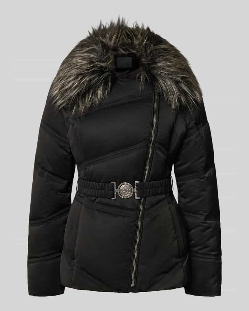 Guess Steppjacke mit Reißverschluss Modell 'ALIENOR Black