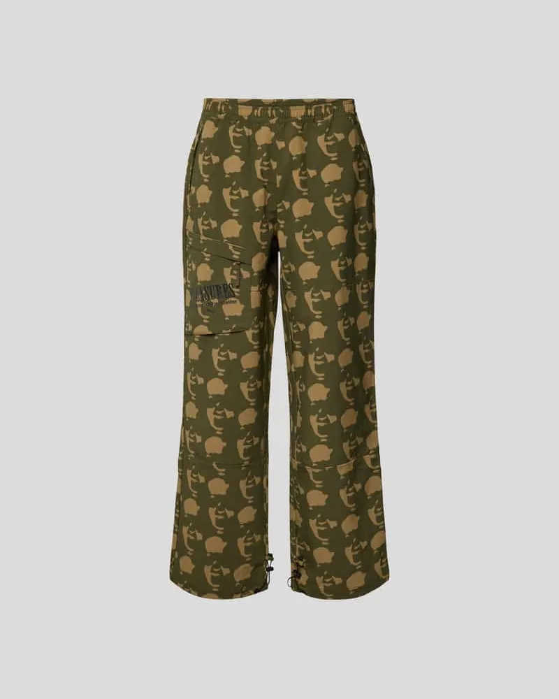 Puma Loose Fit Cargohose mit Allover-Muster Mittelbraun