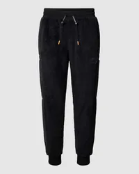 EA7 Sweatpants mit Teddyfell Black