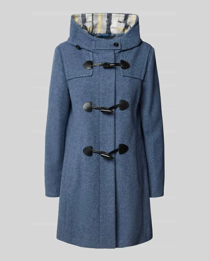 Gil Bret Wolljacke mit Kapuze Blau