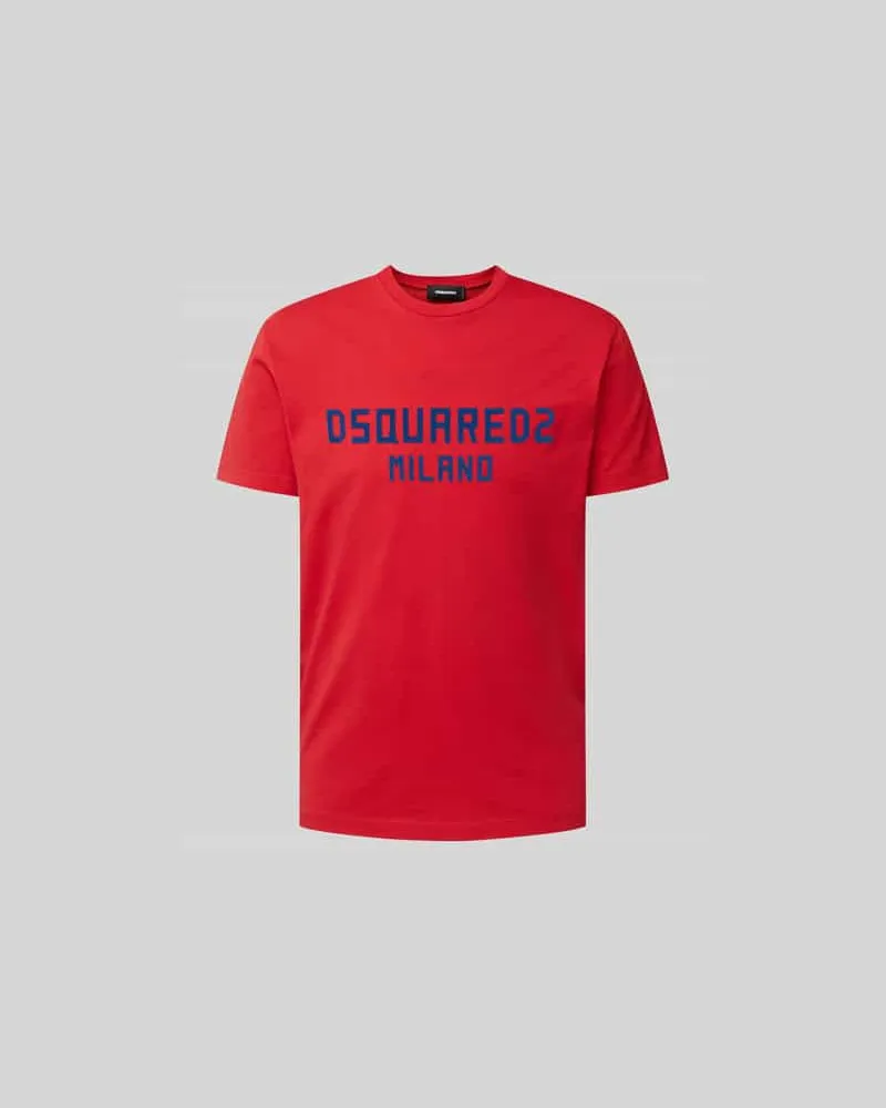 Dsquared2 T-Shirt mit Label-Detail Rot