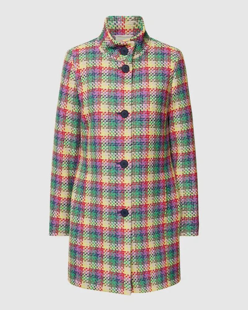 Fuchs Schmitt Mantel im Allover-Design Rot