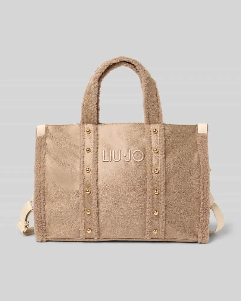 Liu Jo Tote Bag mit Label-Stitching Sand