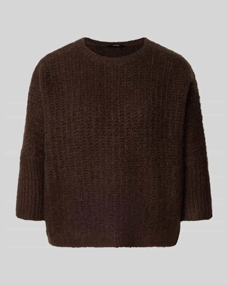 someday. Strickpullover mit 3/4-Ärmel Modell 'TUMELDA Schoko