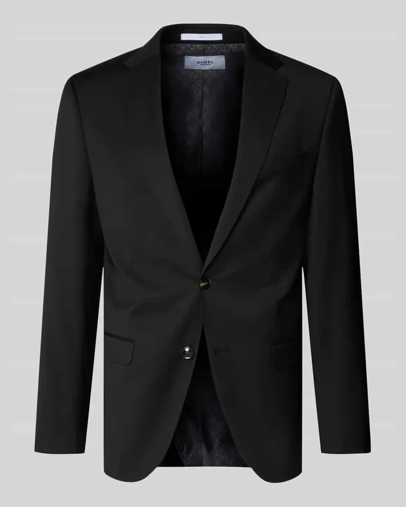 Digel Slim Fit 2-Knopf-Sakko Modell 'Alesso Black
