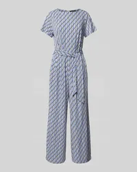 Betty Barclay Jumpsuit mit Bindegürtel Hellblau