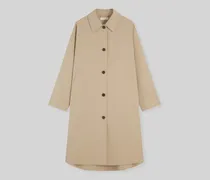 Loose Fit Trenchcoat aus Baumwoll-Mix