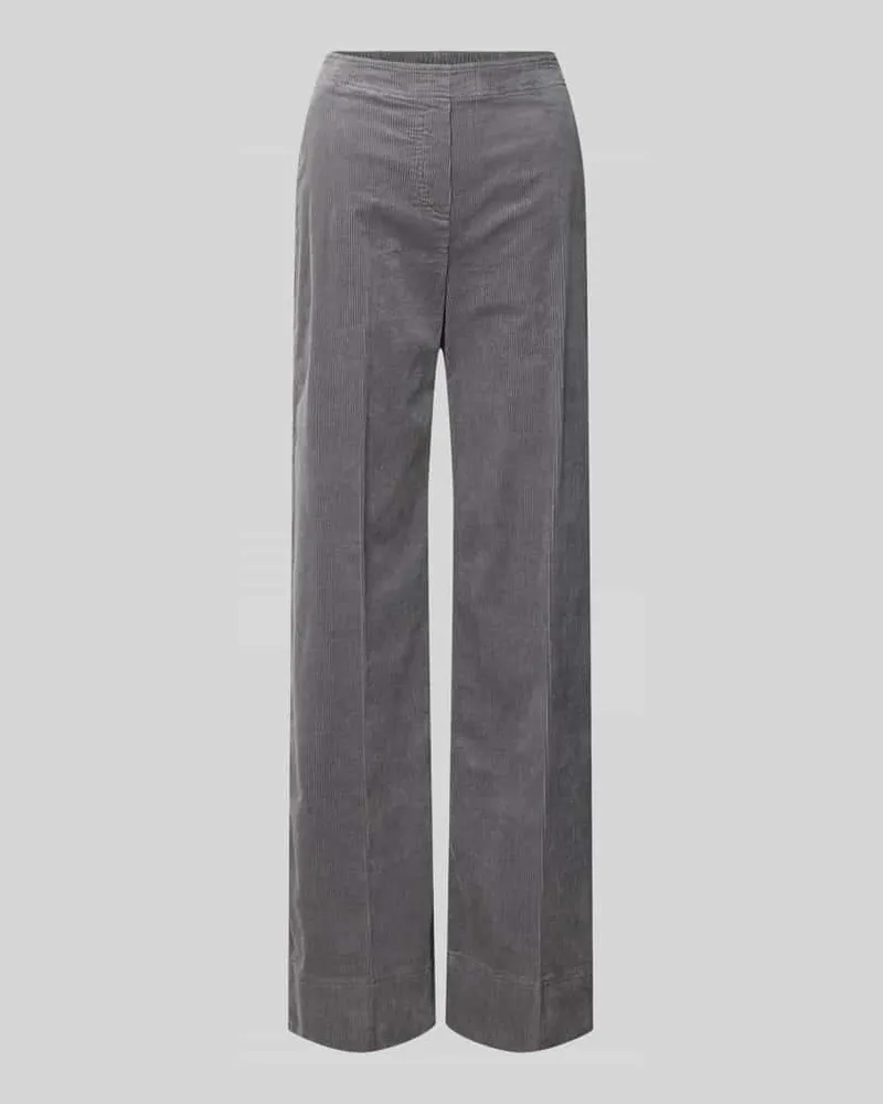 OPUS Cordhose mit Gesäßtasche Modell 'Mileni cargo Hellgrau