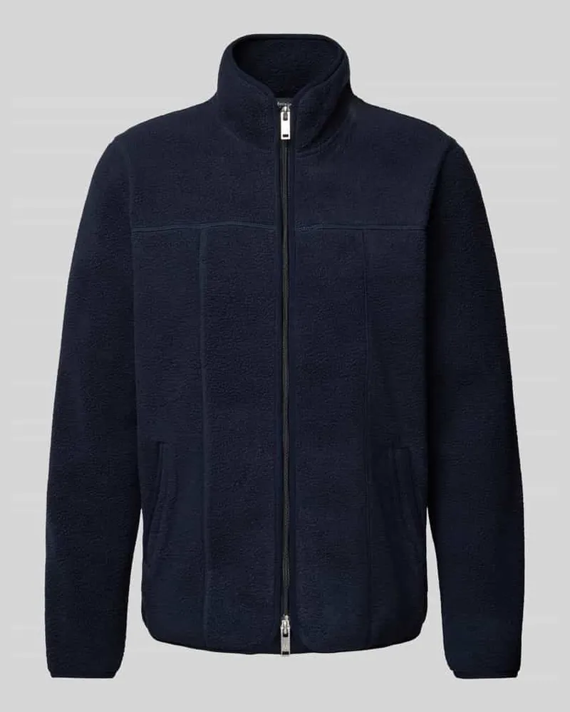 Matinique Sweatjacke mit Stehkragen Modell 'logan Marine