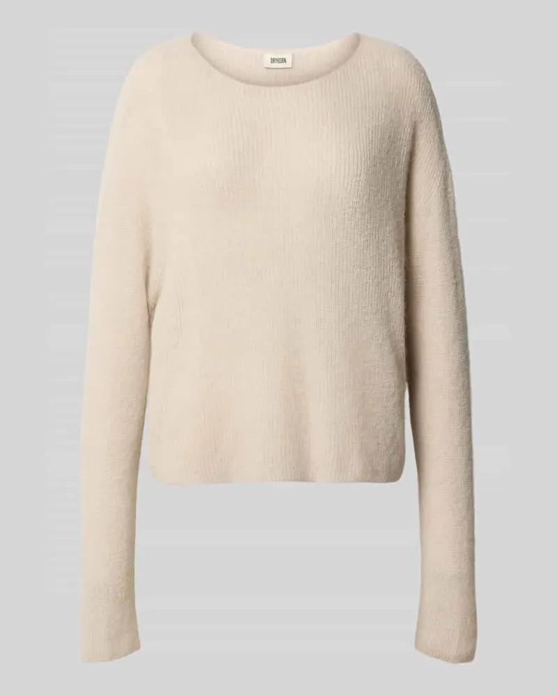 Drykorn Strickpullover aus Alpaka-Mix Modell 'IMENY Sand