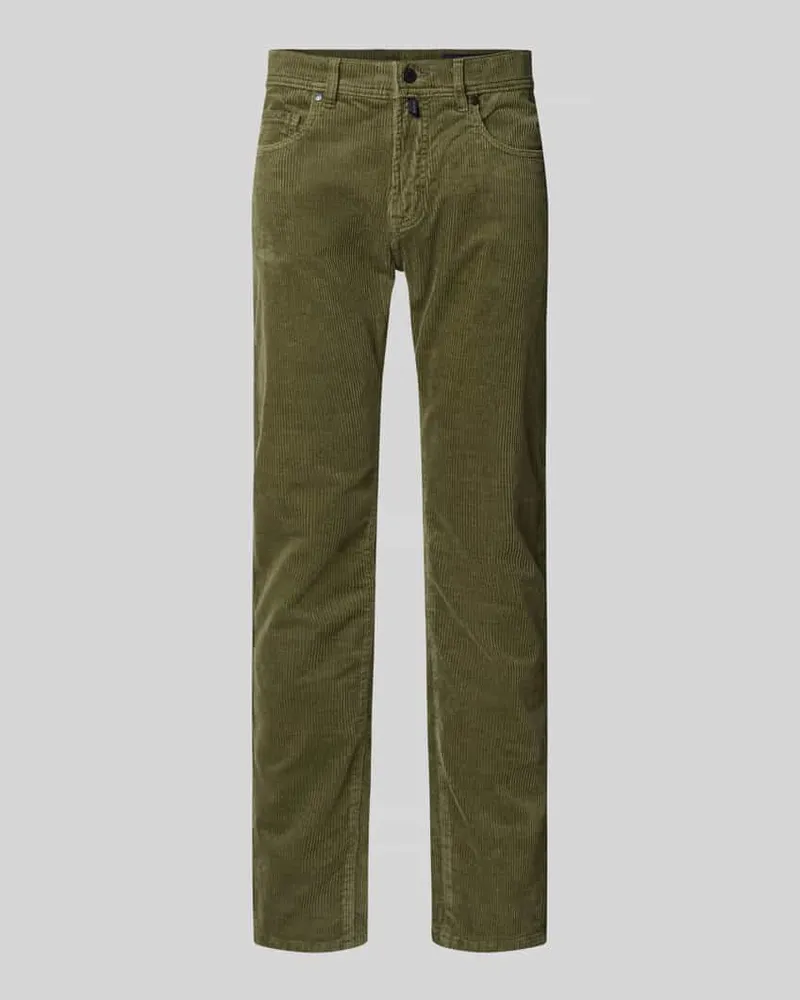 Pierre Cardin Slim Fit Cordhose Modell 'Laval Oliv