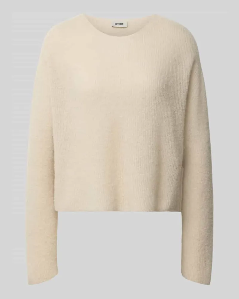 Drykorn Strickpullover aus Alpaka-Mix Modell 'MENY Offwhite