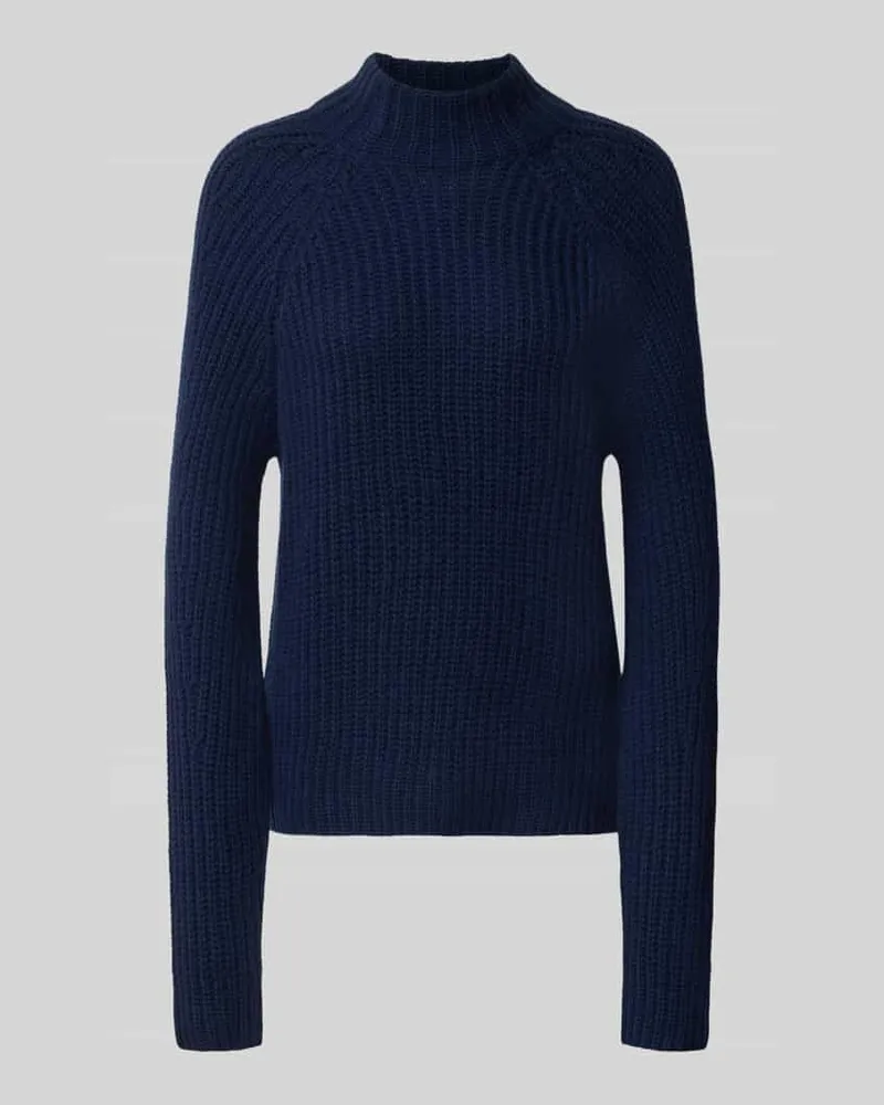 0039 Italy Strickpullover aus Kaschmir-Baumwoll-Mix Modell 'LONA Marine
