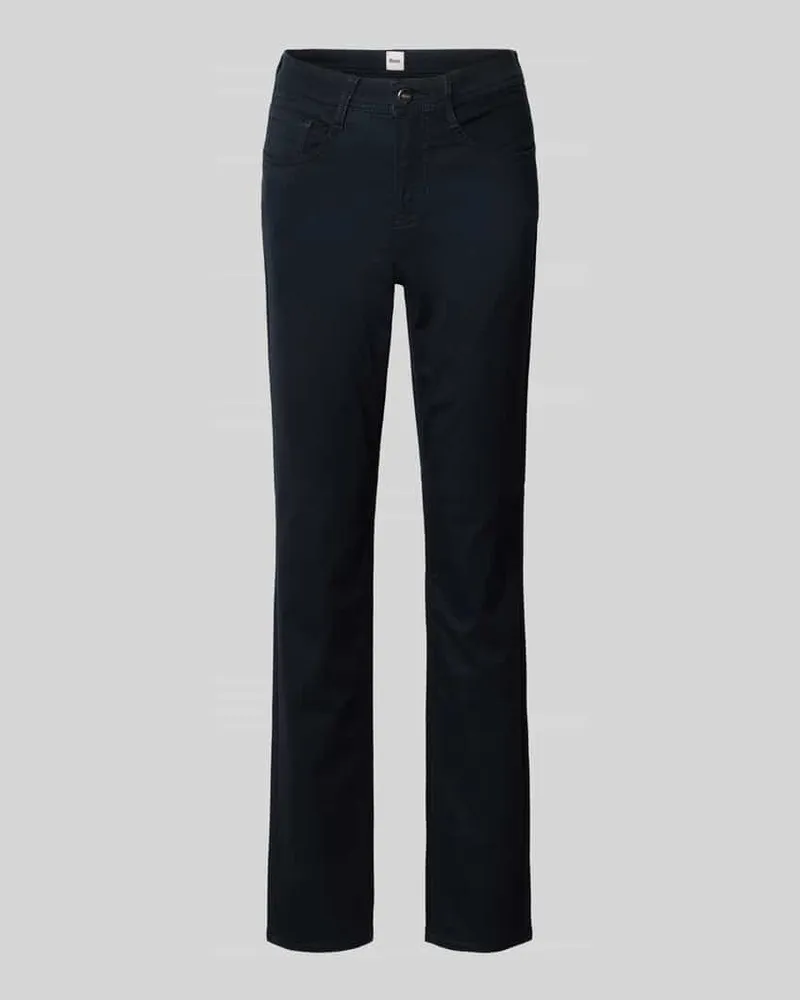 Brax Slim Fit Jeans im 5-Pocket-Design Modell 'STYLE.CAROLA Marine