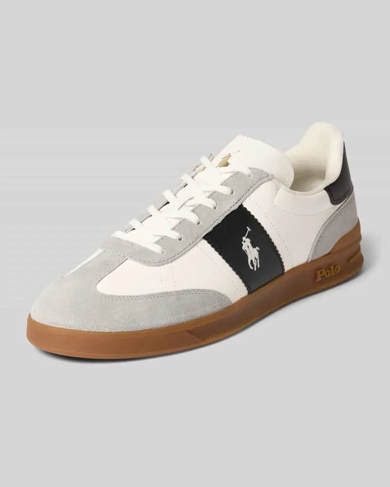 Ralph Lauren Sneaker aus echtem Leder Modell 'HRT AERA PP Weiss