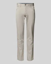 Christian Berg Regular Fit Chino im 5-Pocket-Design Silber