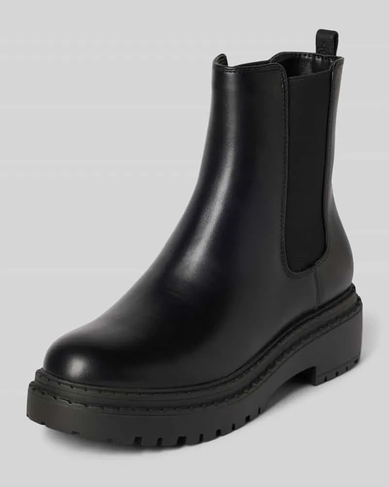 Guess Chelsea Boots mit Logo-Charm Modell 'Leanna Black