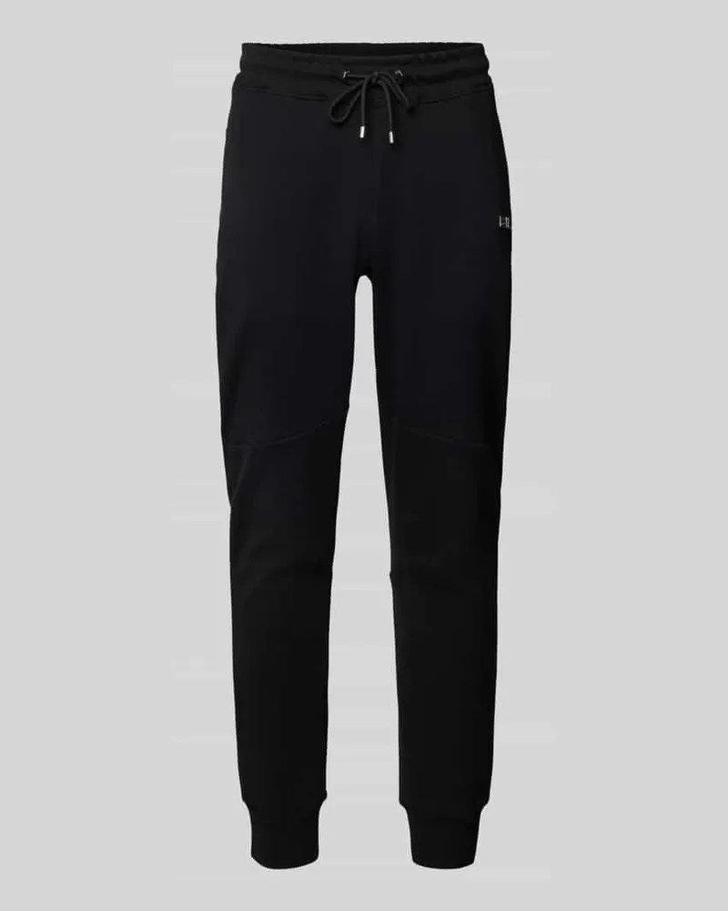 BALR. Sweatpants mit Label-Detail und elastischem Bund Black