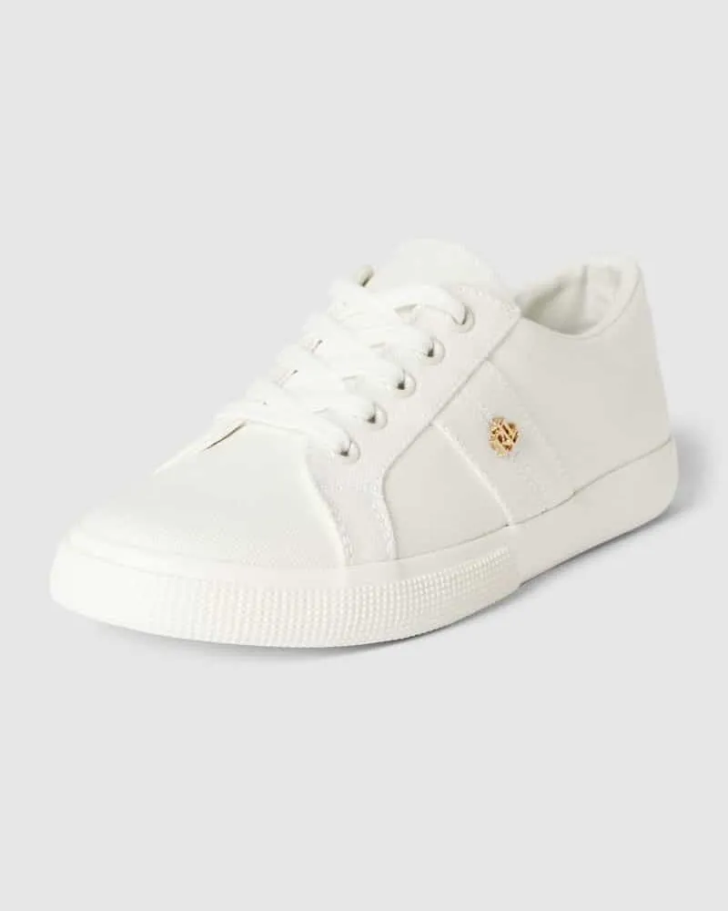 Ralph Lauren Sneaker mit Label-Applikation Modell 'JANSON Weiss