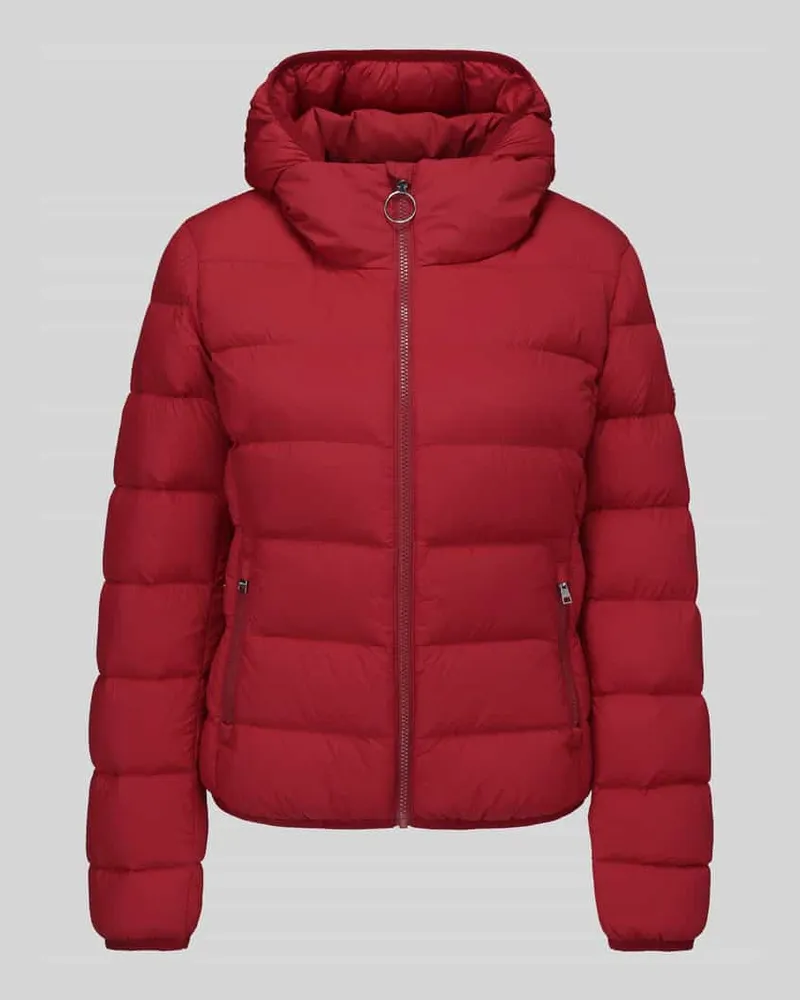 HUGO BOSS Steppjacke mit Kapuze Modell 'Fandine-3 Dunkelrot