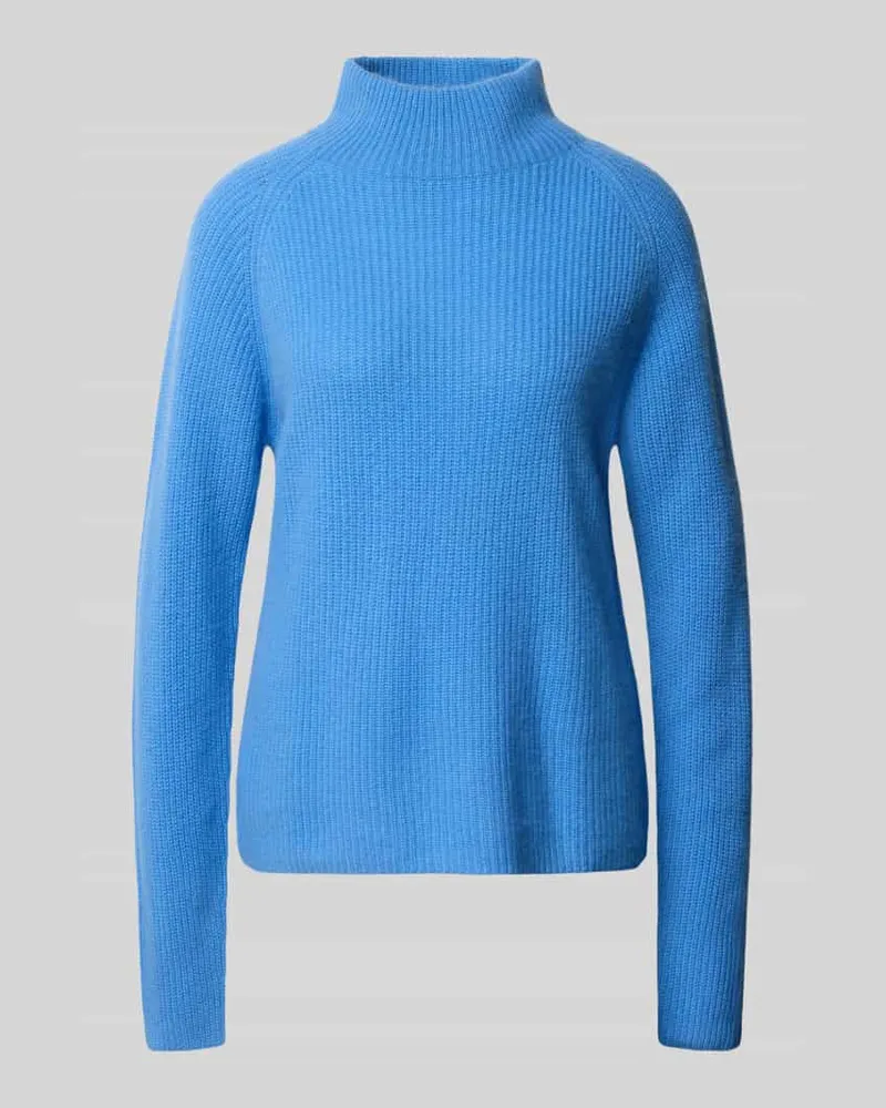 Fynch-Hatton Strickpullover aus Kaschmir mit Stehkragen Royal