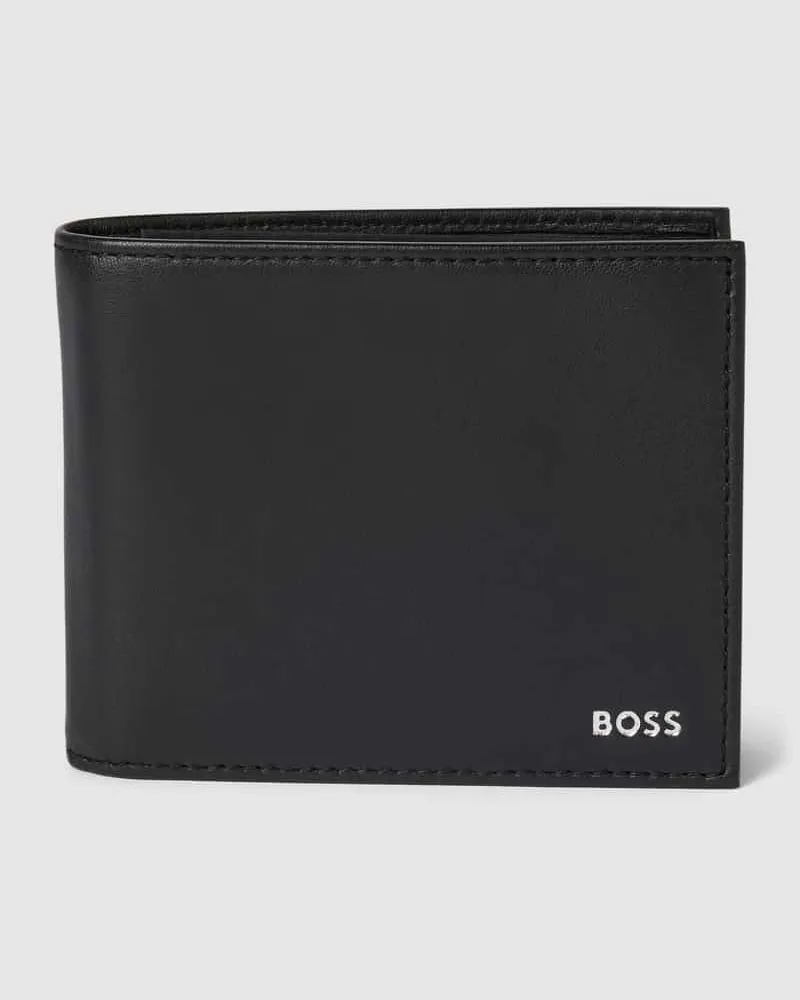 HUGO BOSS Portemonnaie mit Label-Detail Black