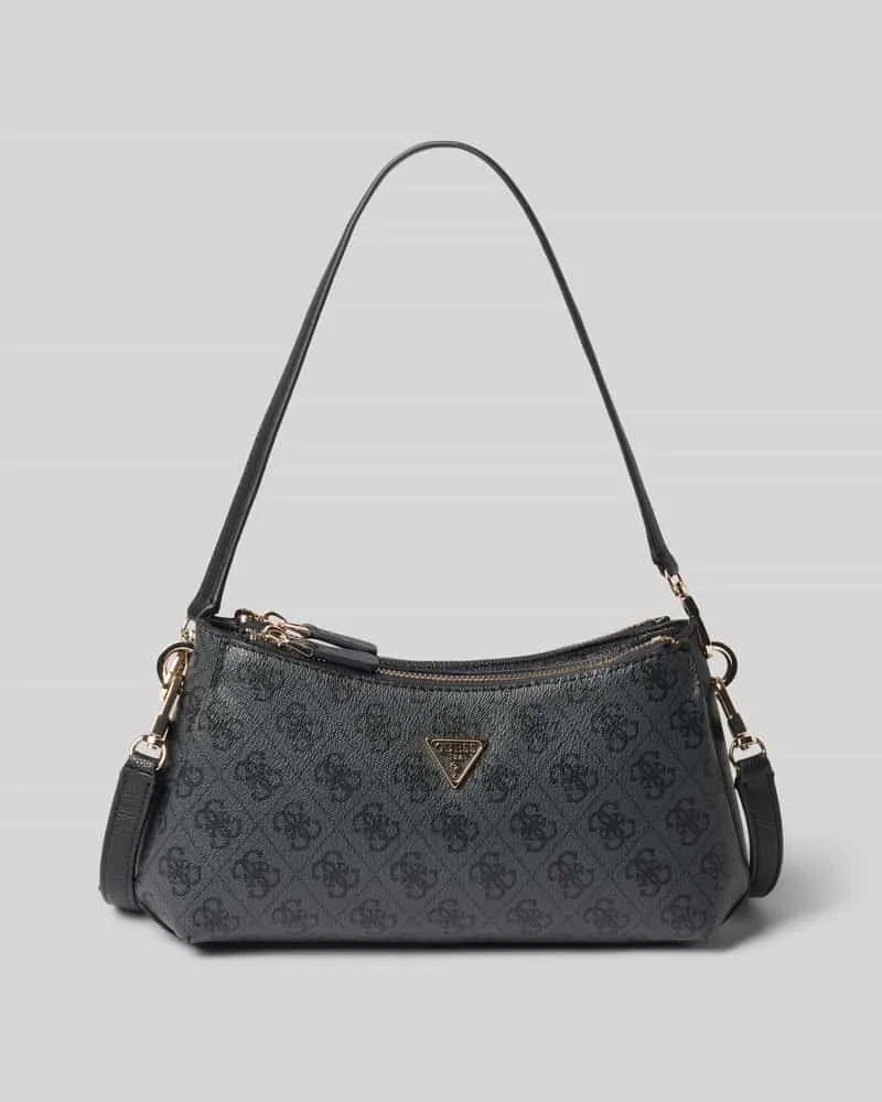 Guess Shoulder Bag mit Steckfach Modell 'NOELLE Black