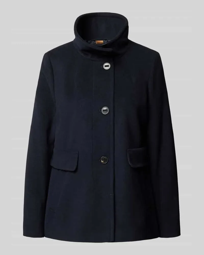 Gil Bret Wolljacke mit Kaschmir-Anteil Dunkelblau