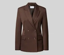 Regular Fit Blazer mit Viskose-Anteil und doppelter Knopfleiste
