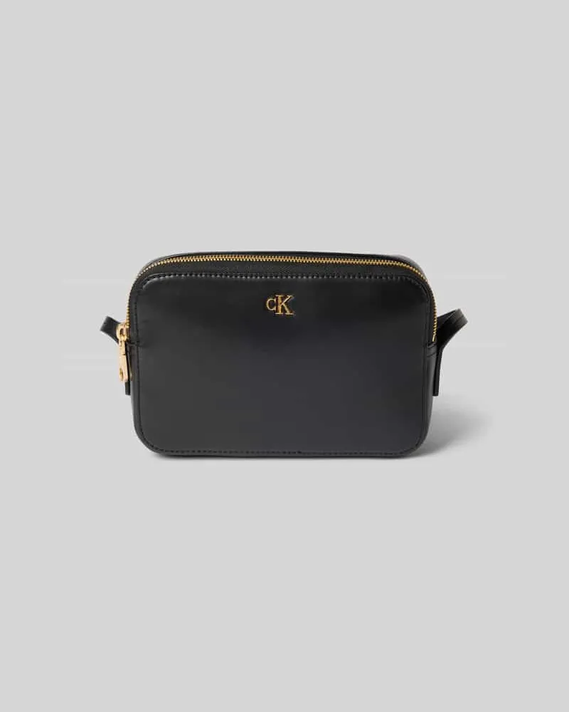 Calvin Klein Handtasche mit Logo-Applikation Black