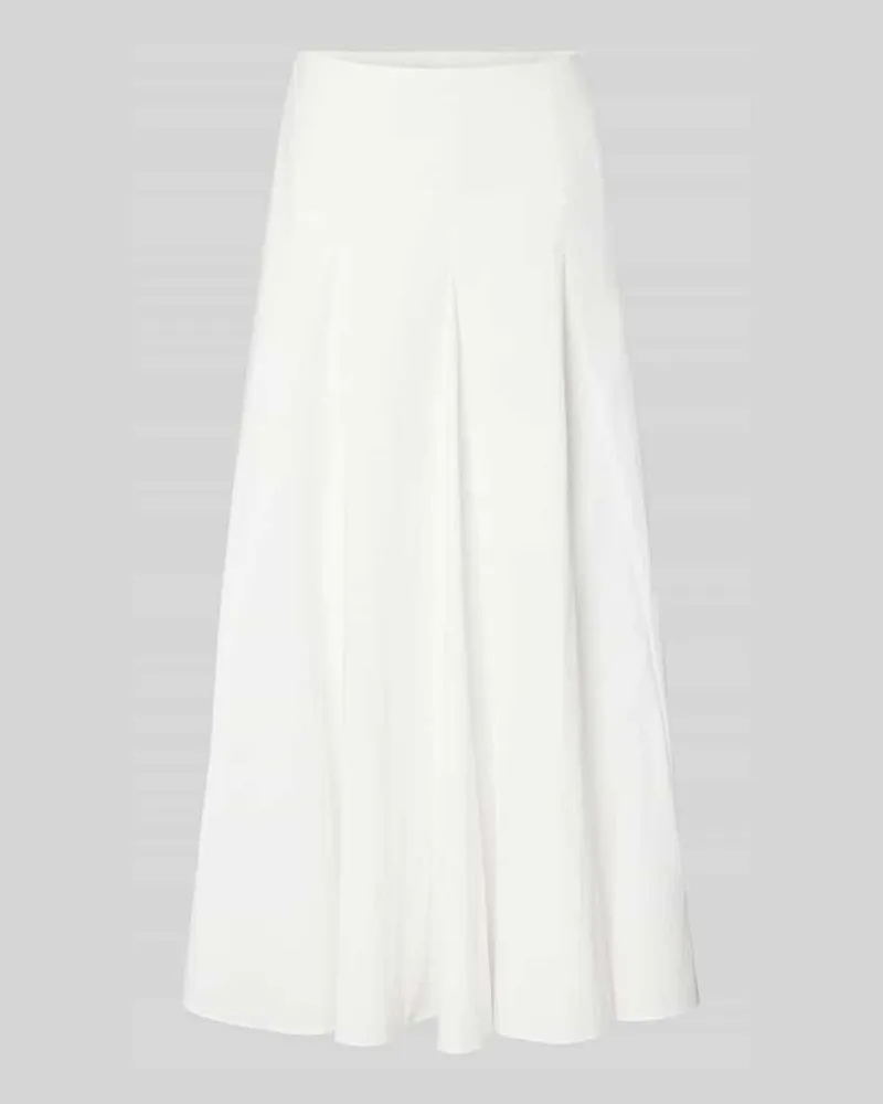 JAKE*S Midirock in Falten-Optik Ecru