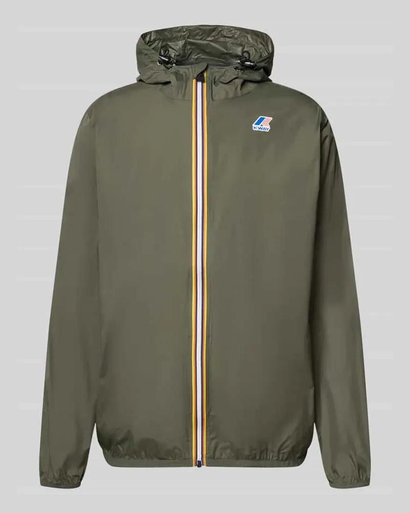 K-Way Regular Fit Jacke mit Kapuze Modell 'Le Vrai Oliv