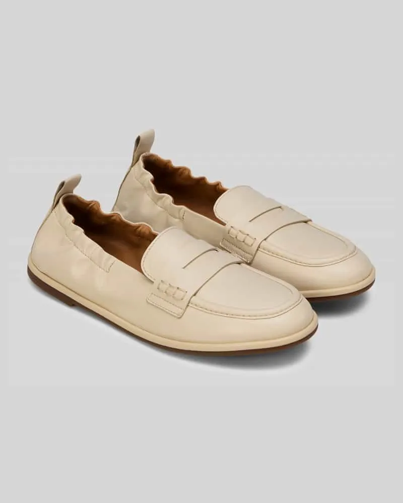 Marc O'Polo Loafer mit elastischer Fersenkante Modell 'ALVA Offwhite