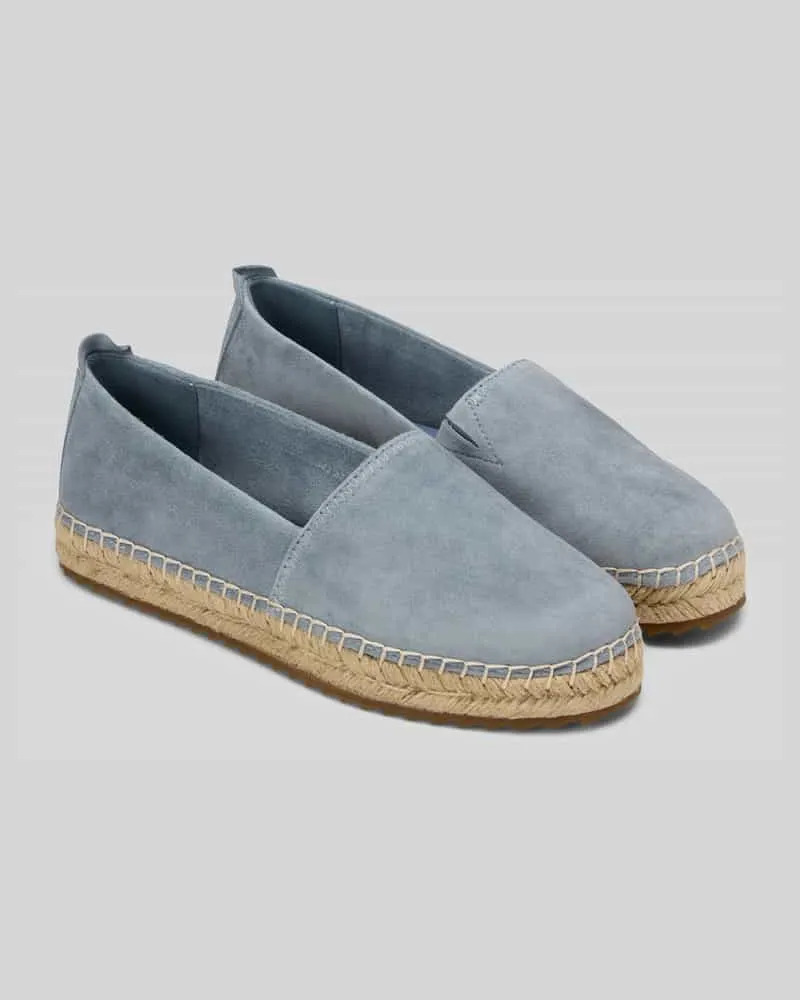 Marc O'Polo Espadrilles aus Veloursleder Modell 'GEM Hellblau