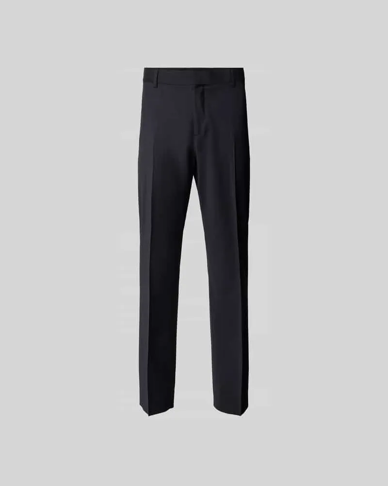 Filippa K Slim Fit Anzughose aus Woll-Mix Dunkelblau