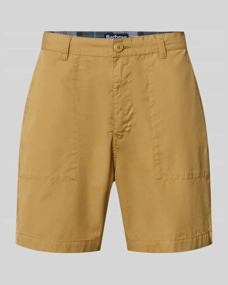 Barbour Regular Fit Chinoshorts aus reiner Baumwolle Modell 'SHERBURN Sand