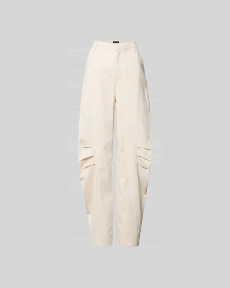 ROTATE Birger Christensen Hose aus Leinen-Mix Beige