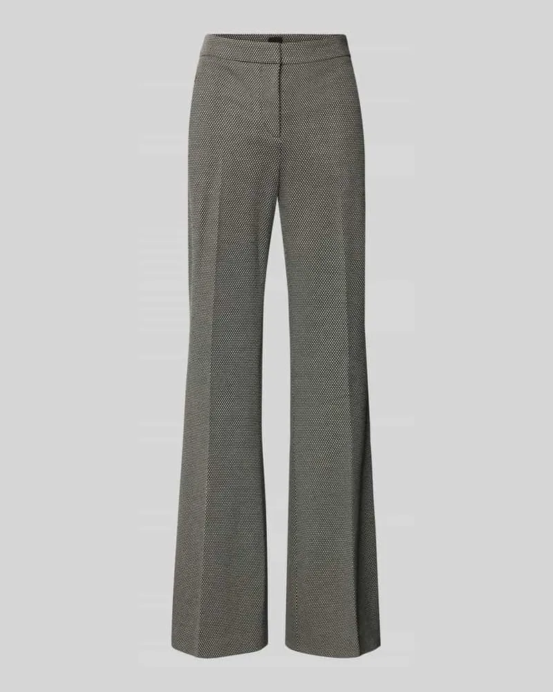 HUGO BOSS Slim Fit Hose aus Viskose-Mix Modell 'TALIA_LONG1 Black