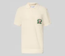 Classic Fit Poloshirt mit Label-Stitching