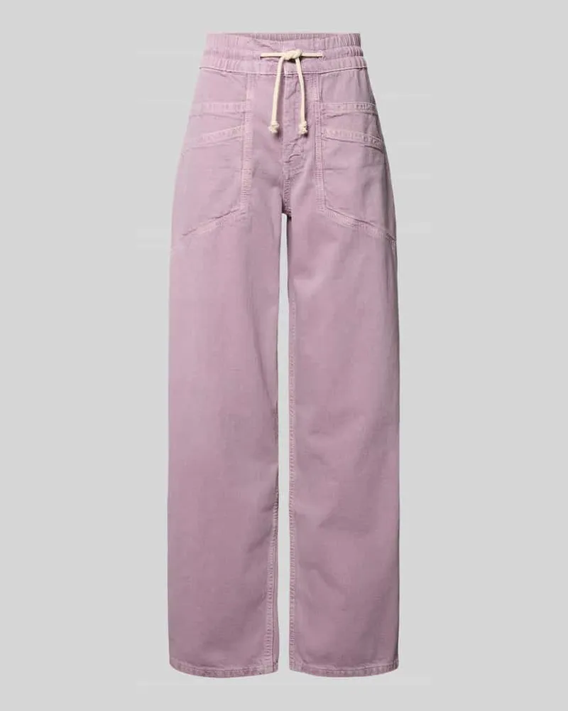 ba&sh Jeans mit elastischem Bund Modell 'FIMA Flieder